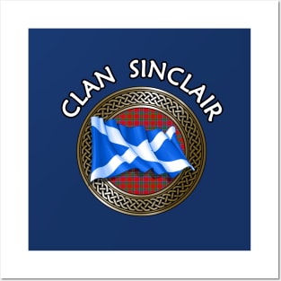 Clan Sinclair Crest & Tartan Knot Posters and Art